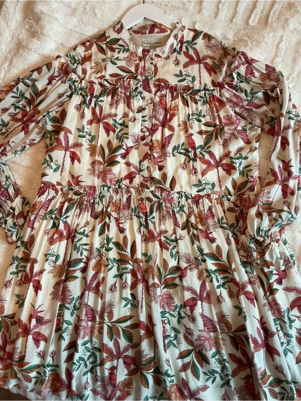 Koko + Mason dress size large gorgeous print